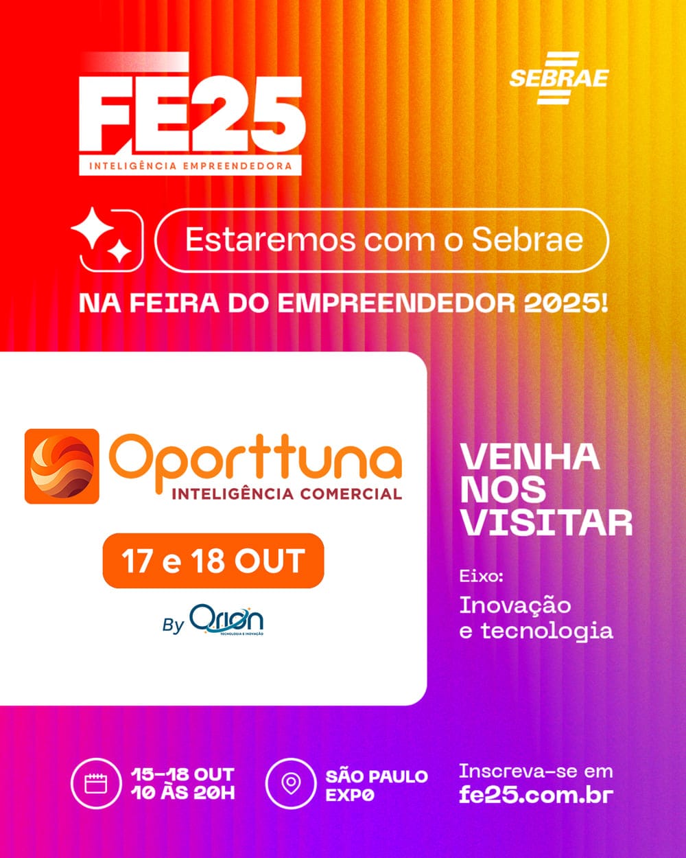 Convite especial: participe com a gente da Feira do Empreendedor 2025!