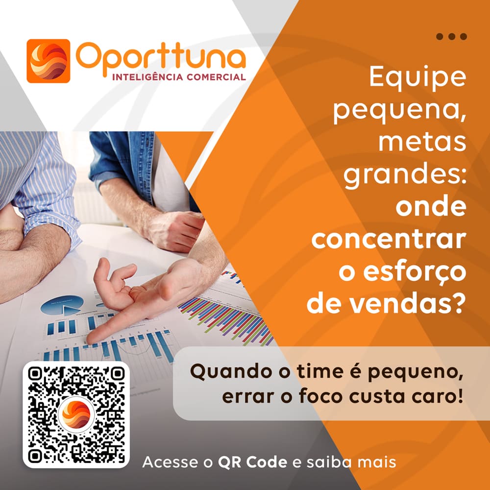 Equipe pequena, metas grandes: onde concentrar o esforço de vendas?